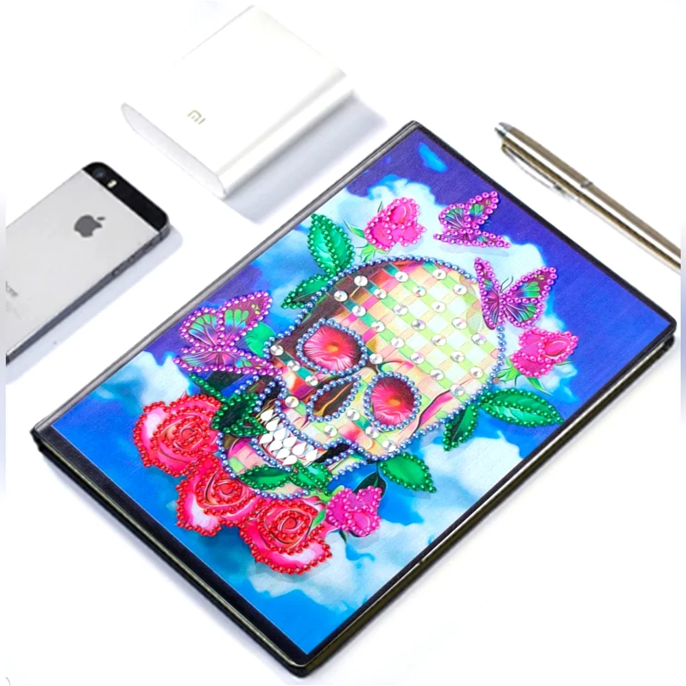 - Skull & Butterflies Diamond Painting Journal/Notebook